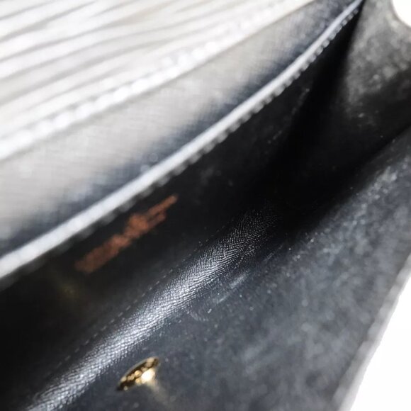 LOUIS VUITTON Arts Deco Clutch Bag Epi Leather Black Gold France M52632 66EB435 - Picture 9 of 12
